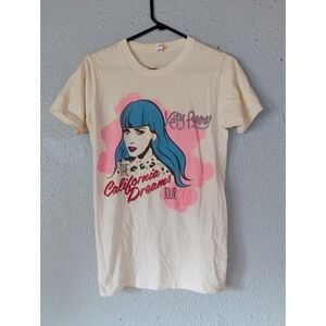Katy Perry California Dreams 2011 White Tour Shirt Size S Double Sided With Tag